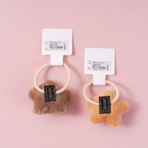 Coffee Star Plush Hair Tie - Image 3
