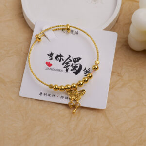 Golden Beaded Bracelet - 11 - Image 1