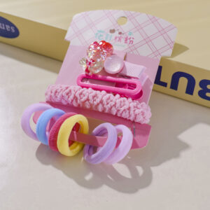 Flower Hair Accessories Set 9pcs - Image 2