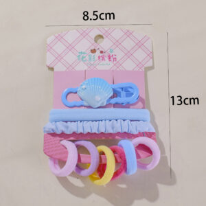 Shell Hair Accessories Set 9pcs-2 - Image 3