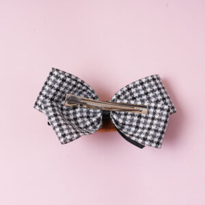Bear Head Fabric Hair Clip - Image 3