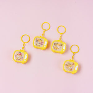Dog Colorful Four-Link TV Keychain -6 - Image 1