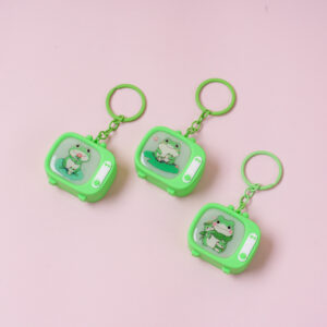 Frog Colorful Four-Link TV Keychain - Image 1