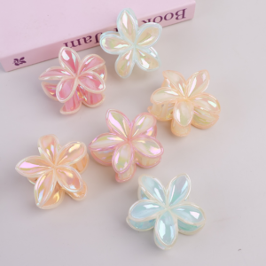 Electroplated Plumeria Claw Clip 8cm - Image 1