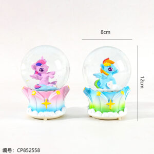 8K016 Colorful Cloud Little Pony Light Crystal Ball - Image 3