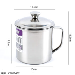 304#Classic 10cm Mug with Lid - Image 3