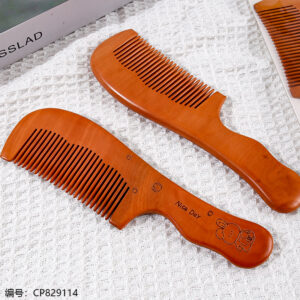M3100A Cartoon Wooden Comb1*12 - Image 2