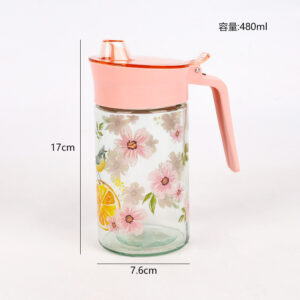 1163 Single Glass Oil Pot - Image 3