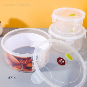 Round storage box 3pcs set-6714 - Image 3