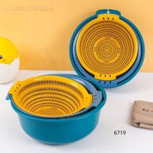 6719 Set Drainage basket rice sieve - Image 1