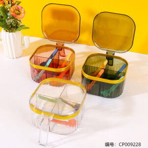 2889 Light Luxury Transparent Seasoning Box - Image 1