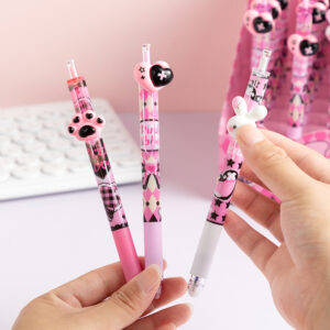 Pink feast erasable gel pen-blue 0.5-5519C(1 PC) - Image 2
