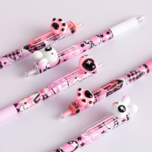 Pink feast erasable gel pen-blue 0.5-5519C(1 PC) - Image 5