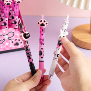 Pink world erasable gel pen-black 0.5-5520(1 PC) - Image 4
