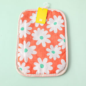 Cotton and linen sun flower heat insulation pad 17*25 - Image 3