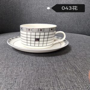 Coffee Cup & Saucer 300ml-043 - Image 1