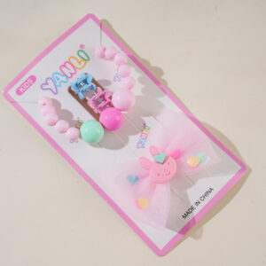 Bracelet + Rabbit Hair Clip Set - Image 3