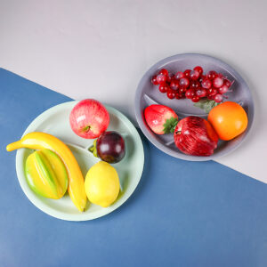 Colorful wheat straw plate-33-10 - Image 6