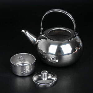 16cm Stainless Steel Teapot - Image 3