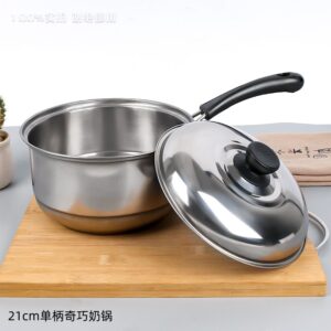 21cm Single Handle Milk Pot w/Steel Lid - Image 3