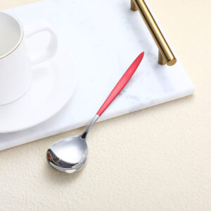Spanish red No. 2 round spoon - Image 4