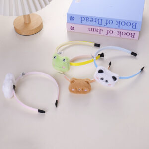 Cartoon Animal Plush Doll Headband - Image 1
