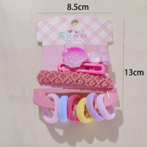 Shell Hair Accessories Set 9pcs-1 - Image 3