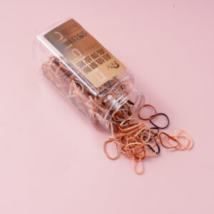 Square Box Hair Ties - Brown - Image 3