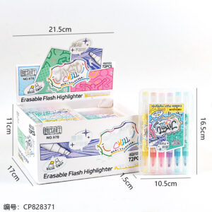 978-6 Erasable Glitter Highlighter 1*12 - Image 3