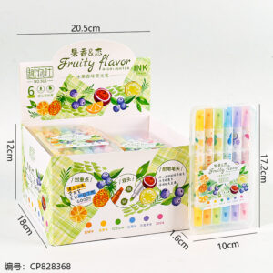 916-6 Fruit Scented Highlighters 1*12 - Image 3