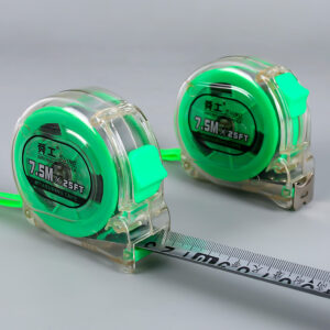 7.5M Transparent Green Tape Measure/12 - Image 1