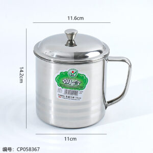 11cm Stainless Steel Mug - Image 3