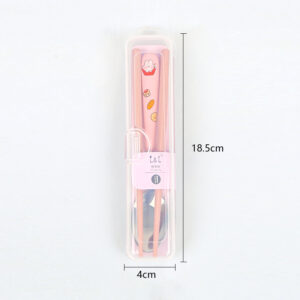 9169 Cartoon Ceramic Spoon + Chopsticks Tableware - Image 3