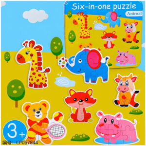 6-in-1 animal style puzzle toy-607 - Image 4