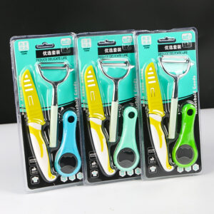 K-803 Alloy Paring Knife Set of 3 Double Bubble/60 - Image 1