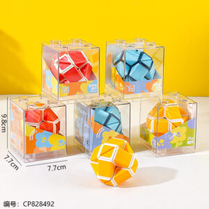 6642X Dopamine Magic Ruler Rubik's Cube 1*64 with display stand - Image 2