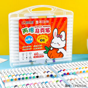 9618- 60 Color Acrylic Marker 1*8 - Image 1
