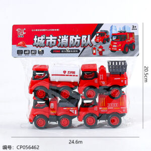 City fire fighting truck toy-168-196 - Image 3