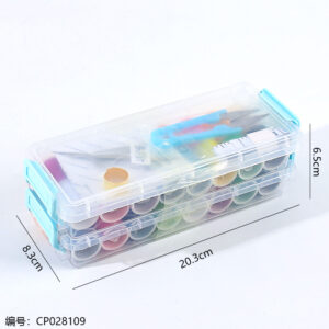 Long Box Double Layer Needle & Thread Box Set - Image 3