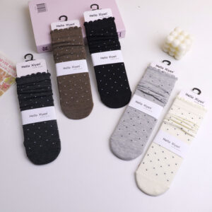 Polka Dot Women's Slouch Socks - Image 1