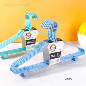 6025 Newflower Plastic Dipped Hanger/10pcs - Image 1