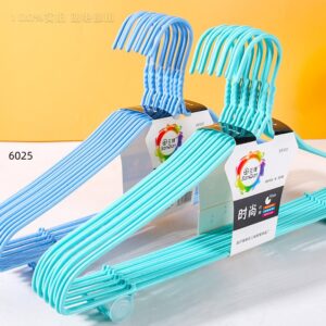 6025 Newflower Plastic Dipped Hanger/10pcs - Image 3