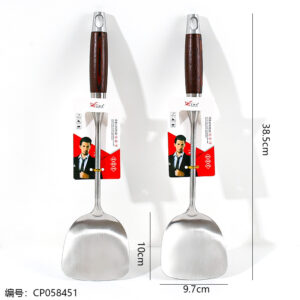 7280 non-magnetic pear wood handle spatula - Image 3
