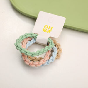 Fashion Charm Hair Ties 3pcs - Image 1