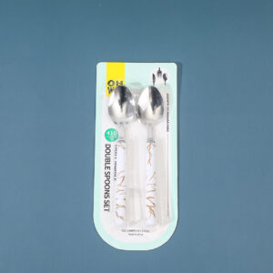 Small marble double spoons set-7152 - Image 2