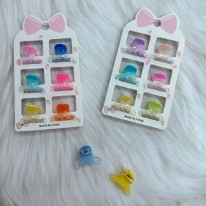 Colorful Small Claw Clip Combination Pack-7 - Image 1
