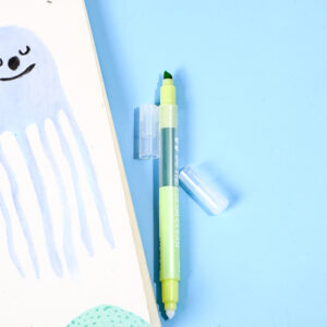 Erasable fluorescent pen - light green(1 PC) - Image 4
