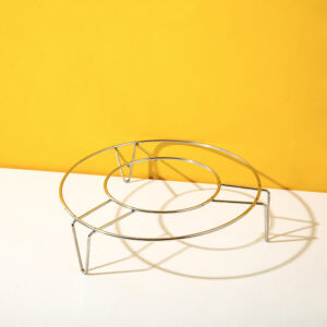 Stainless steel high steamer rack-Diameter 7 inch Height 2 inch - Image 3