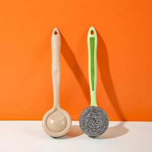 Efficient decontamination pan brush with long handle - Image 2