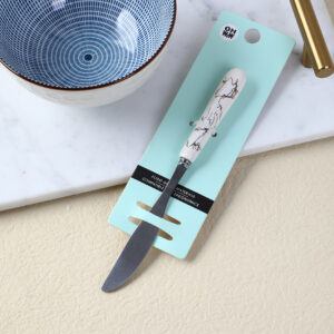 Platinum ceramic handle moon cake knife - Image 1